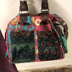 Desigual large handbag purse from Spain